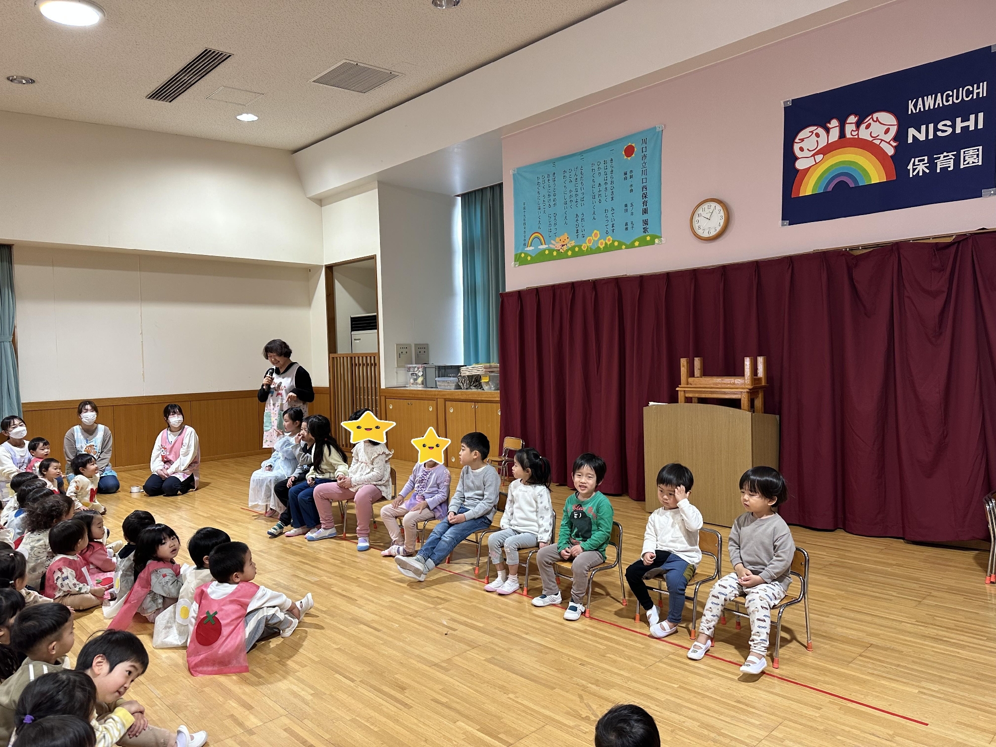 3月　お誕生日会・年長お別れ会