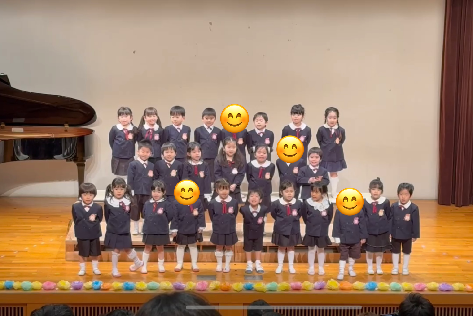 川口西保育園　音楽会①３歳児