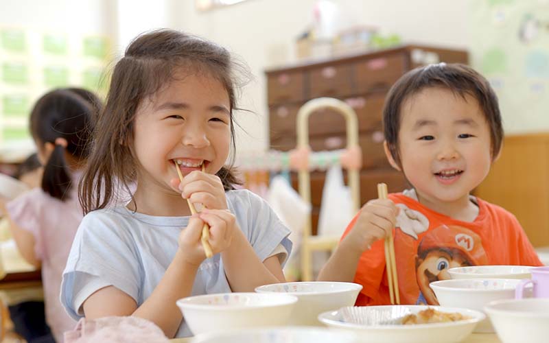 給食がおいしい保育園